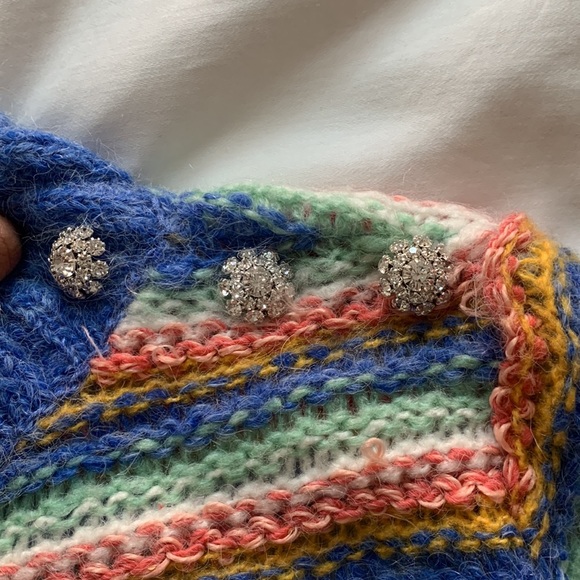 Leandra Medina x Mango multicolor sweater - Picture 4 of 9